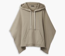 Poncho aus Baumwollfrottee mit Kapuze