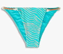 Elis tief sitzendes Bikini-Höschen mit Print