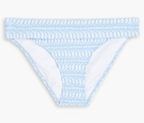 Halbhohes Bikini-Höschen mit Print