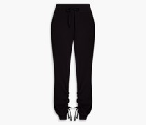 Track Pants aus einer Baumwollmischung inWaffelstrick