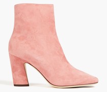 Ankle Boots aus Veloursleder