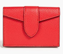 Panama Mini-Portemonnaie aus strukturiertem Leder