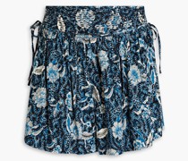 Zev Shorts aus einer Baumwollmischung mit floralem Print