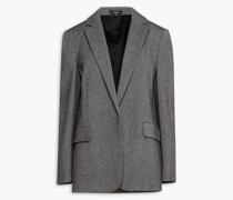 Melierter Blazer aus Webstoff