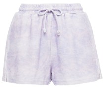 Shorts aus Baumwollfrottee mit Batikmuster M