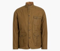 Field Jacket aus gewachster Baumwolle S