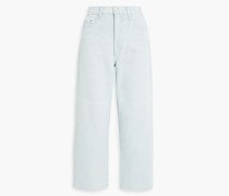 Emilie hoch sitzende Cropped Jeans mit weitem Bein