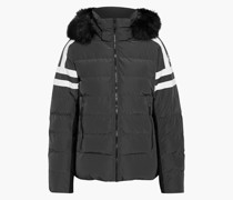 Etain gesteppte Skijacke mit Perfortex™-Technologie, Streifen und Kapuze