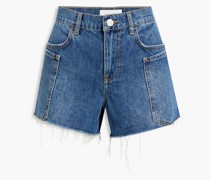 Jeansshorts mit Fransen 27
