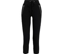 Karottenhose aus Rippstrick