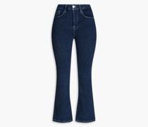 Le Crop Mini Boot halbhohe Cropped Bootcut-Jeans 0