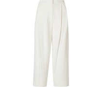 Culottes aus Crêpe mit Falten