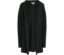Cardigan au Kachmir inDitreed-Optik mit Kapuze