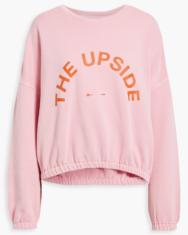The Upside Damen Magique Montana bedrucktes Sweatshirt aus Baumwollfleece