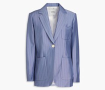 Huguita Blazer aus Twill mit Nadelstreifen