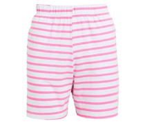 Shorts aus Baumwoll-Jersey mit Streifen