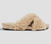 Doris Pantoletten aus Shearling