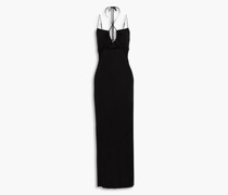 Maxikleid aus Jersey mit Cut-outs S