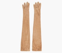 Handschuhe aus Nubukleder