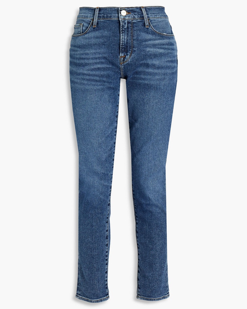Frame Denim Damen Le Garcon Boyfriend-Jeans inausgewaschener Optik 24