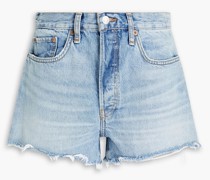 70s Jeansshorts inausgewaschener Optik