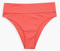 Stacey geripptes, hoch sitzendes Bikini-Höschen