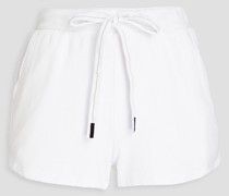 Shorts aus Fleece aus einer Stretch-MicroModal®-Baumwollmischung