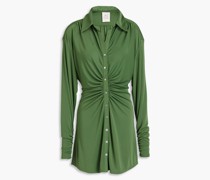 Arden gerafftes Minikleid aus Stretch-Jersey