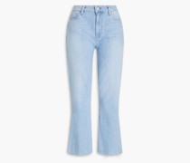 Vintage Colette hoch sitzende Cropped Bootcut-Jeans