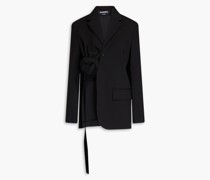 Baccala asymmetrischer Blazer aus einer Wollmischung mit Knotendetail