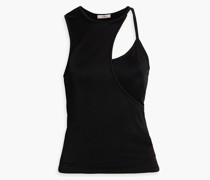 Mehrlagiges Tanktop aus Jersey mit Cut-outs