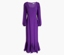 Blair ausgestelltes Midikleid aus Crêpe