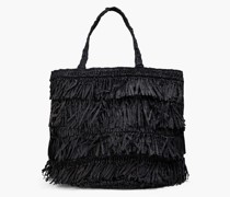 Milena Tote Bag aus Raffiabast mit Fransen