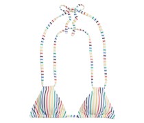 The Tenley Triangel-Bikini-Oberteil it Streifen