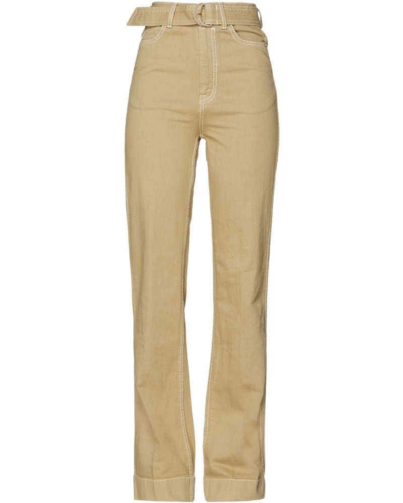 Zimmermann Damen Hoch sitzende Jeans mit geradem Bein und Gürtel 24