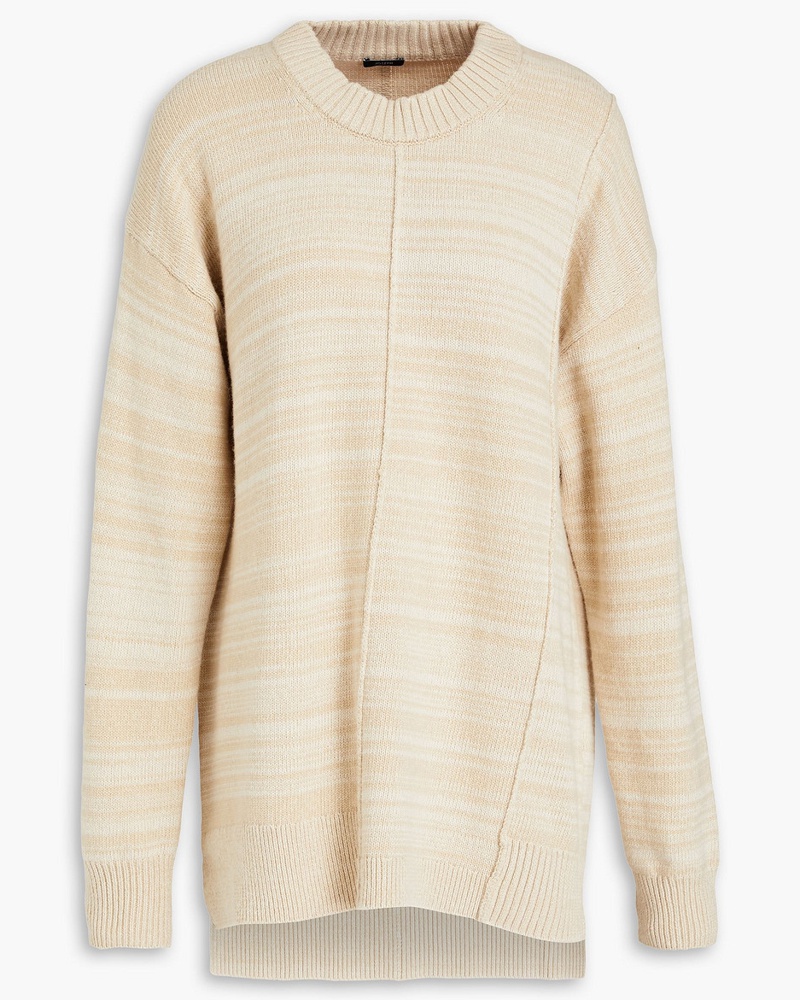 Joseph Damen Melierter Pullover aus einer Baumwollmischung