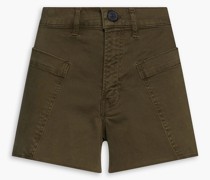 Shorts aus Stretch-Baumwoll-Twill 25