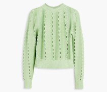 Troy Pullover aus Baumwolle inPointelle-Strick