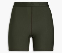 Shorts aus Stretch-Modal und Logo-Jacquard S