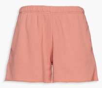 Shorts aus Baumwollfrottee