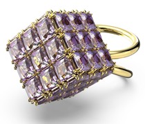 Curiosa Cocktailring, Kissenschliff, Violett, Goldlegierungsschicht