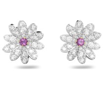 Eternal Flower Ohrstecker, Blume, Rosa, Metallmix