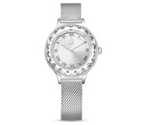 Octea Nova Uhr, Schweizer Produktion, Metallarmband, Silberfarben, Edelstahl
