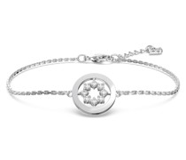 Further Armband, Runde Form, Weiß, Rhodiniert