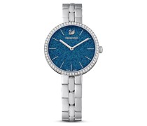 Cosmopolitan Uhr, Schweizer Produktion, Metallarmband, Blau, Edelstahl