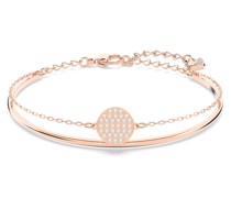 Ginger Armreif, Weiß, Roségold-Legierungsschicht