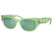 Sonnenbrille, Ovale Form, SK6022, Grün
