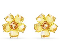 Florere Ohrstecker, Blume, Gelb, Goldlegierungsschicht