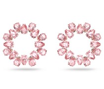 Millenia Kreolen, Tropfenschliff, Rosa, Roségold-Legierungsschicht