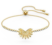 Symbolic Armband, Palme, Weiß, Goldlegierungsschicht